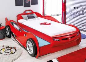 CARBED Кровать-машина Coupe с выдвижной кроватью Red 20.03.1306.00 в Москве - moskva.katalogmebeli.com | фото