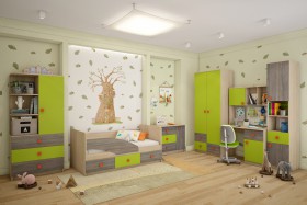 Детская комната Пуговка в Москве - moskva.katalogmebeli.com | фото