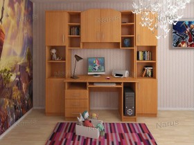 Детская Люкс Комплект мебели (Вишня оксфорд) в Москве - moskva.katalogmebeli.com | фото 1