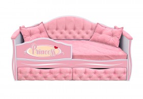 Кровать 160 серии Иллюзия 2 ящика 15 Бледно-розовый (подушки) в Москве - moskva.katalogmebeli.com | фото