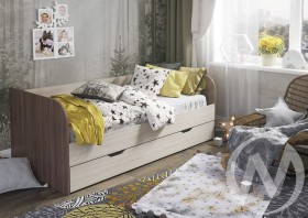 Кровать детская Балли 2-х уровневая (шимо темный/шимо светлый) в Москве - moskva.katalogmebeli.com | фото