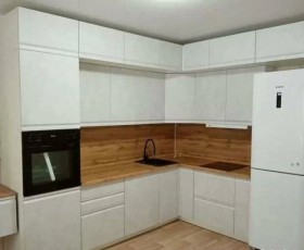 Модульная кухня Бруклин 2.4 x 2 м (Бетон белый) в Москве - moskva.katalogmebeli.com | фото 15