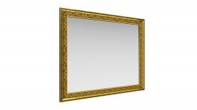Зеркало навесное "Айрум"/(дуб кальяри / профиль: золото с орнаментом) в Москве - moskva.katalogmebeli.com | фото